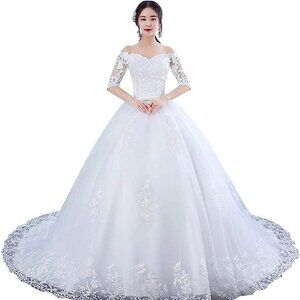 IS-NWT Ball Gown Romantic Wedding Dress Size S